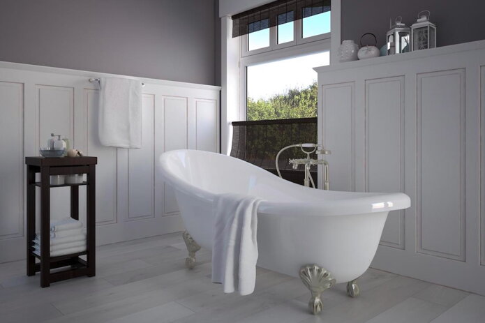 MODERN BATHROOM INTERIOR - VINTAGE STYLE